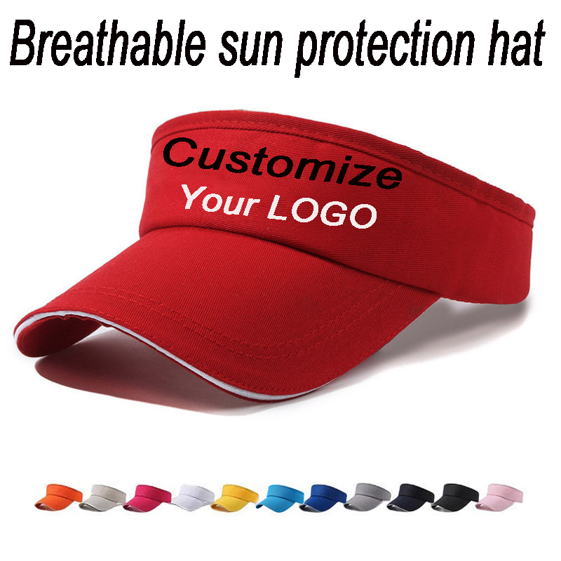 Visor Sun Hat - Özel Logolu Boş Üstlü Siperlikli Şapka