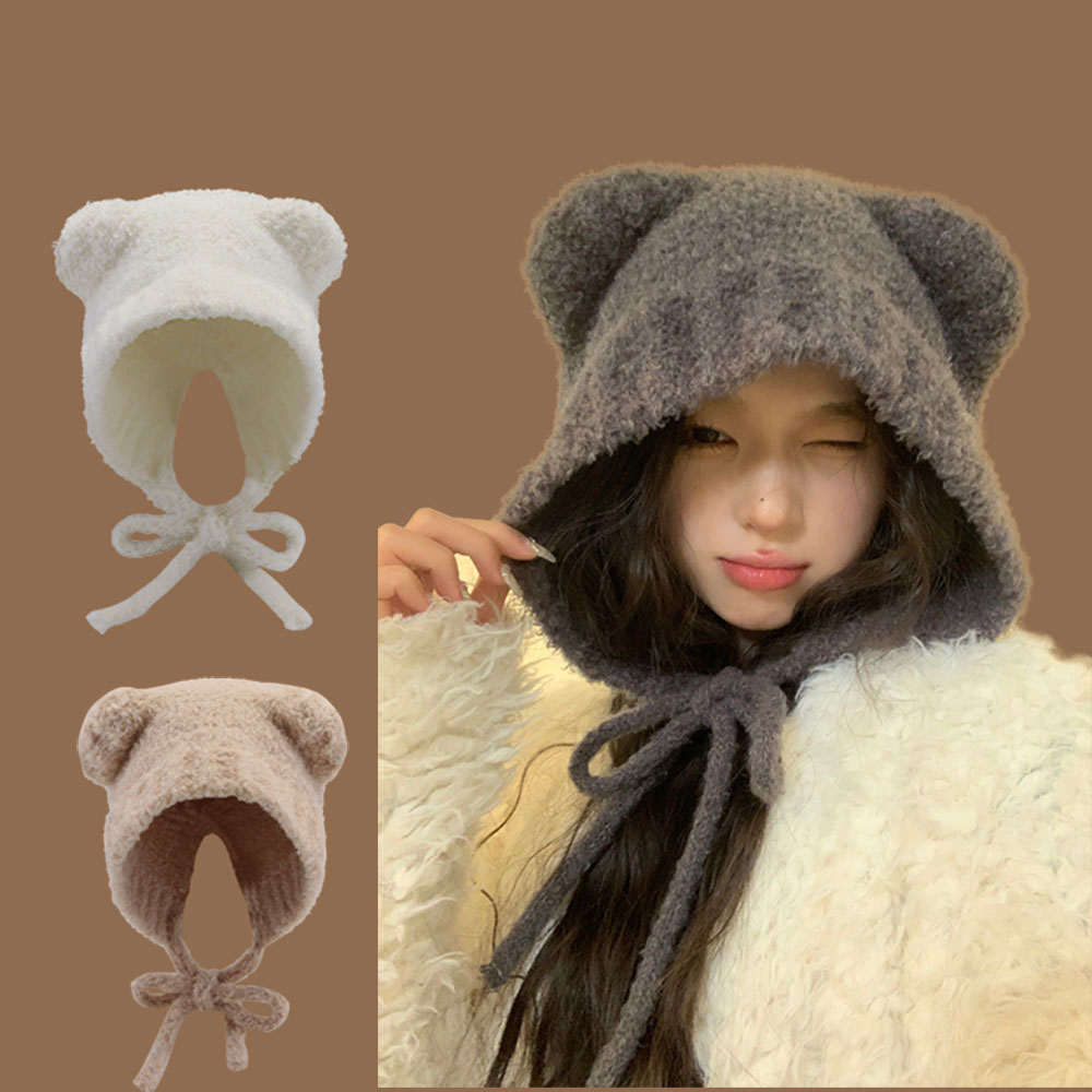 Winter Trapper Hat - Yeni Lambhair Kış Harajuku y2k Kasketleri