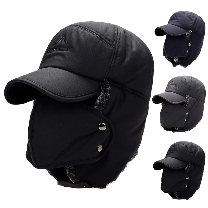 Winter Trapper Hat - Kışlık Kürklü Sıcak Rüzgar Geçirmez Şapka