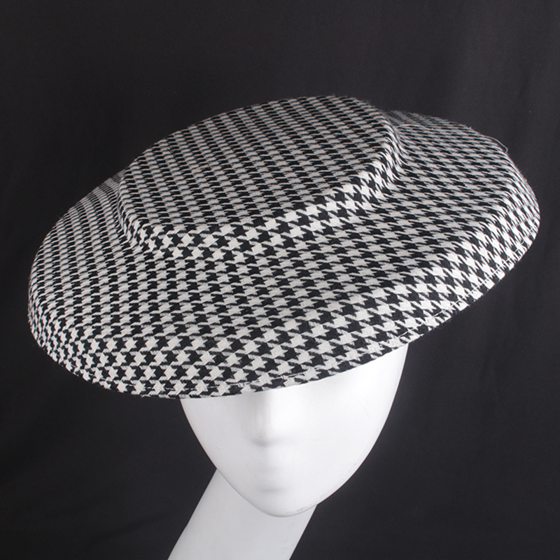 Sun Hat Wide Brim - Düğün Şapka DIY Zanaat Aksesuarları Siyah