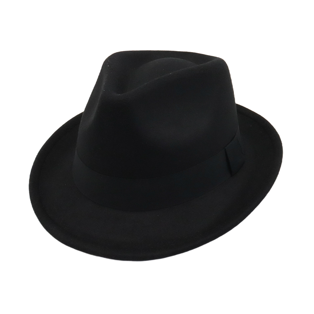 Fedora Hat Wool - Unisex Geniş Kenarlı Yün Keçe Kovboy