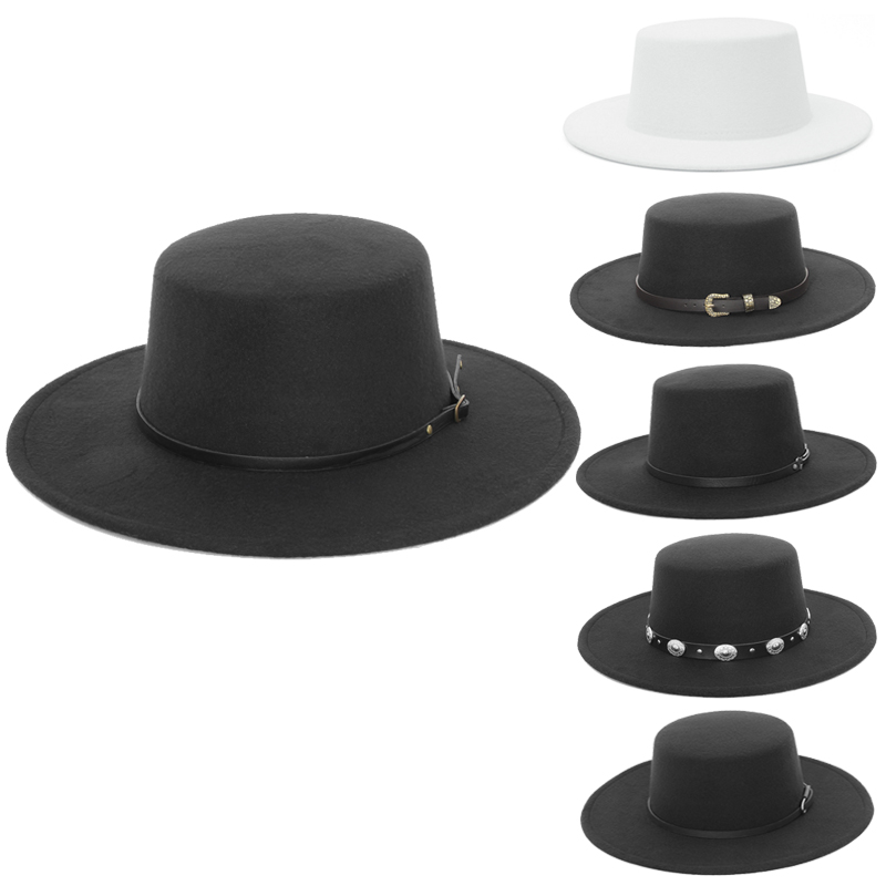 Fedora Hat Wool - Kadınlar ve Erkekler İçin Şık Geniş