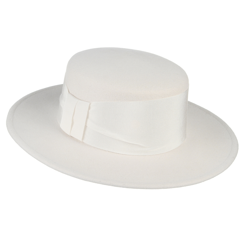 %100 Yün Beyaz Sonbahar Kış Fö - Fedora Hat Wool incelemesi ve fiyatı