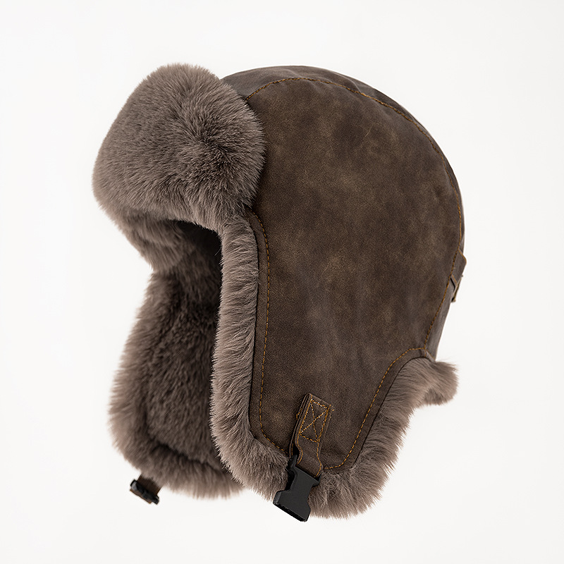 1 adet Erkek Kışlık Retro Deri - Trapper Hat Ear Flap incelemesi ve fiyatı