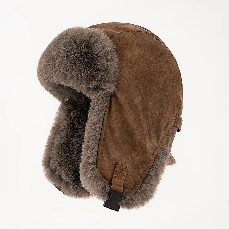 1 adet Erkek Kışlık Retro Deri - Trapper Hat Ear Flap incelemesi ve fiyatı