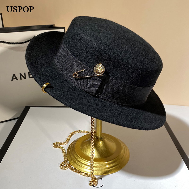 USPOP yeni kış şapkalar kadınl - Fedora Hat Wool incelemesi ve fiyatı