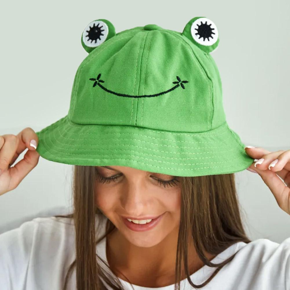 Sevimli Kurbağa Kova Şapkaları - Bucket Hat Cotton incelemesi ve fiyatı