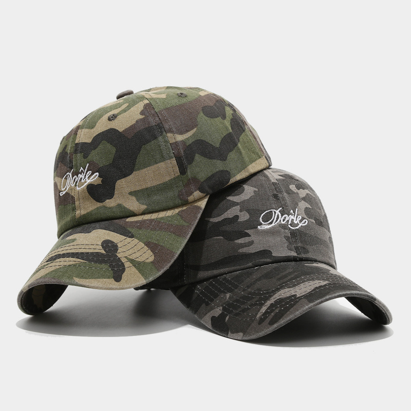 Nakışlı Harfli Kamuflaj Beyzbo - Dad Hat Cotton incelemesi ve fiyatı