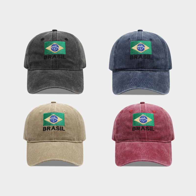 Vintage Brezilya Bayrağı BRASI - Dad Hat Cotton incelemesi ve fiyatı